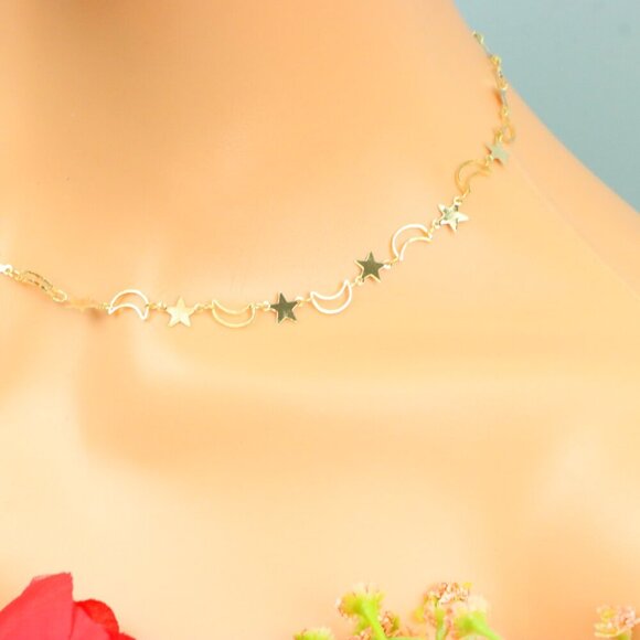 Delicate & Contemporary Necklace Chain, A Lovely Choice for Women, EVCH1588 - Picture 3 of 10